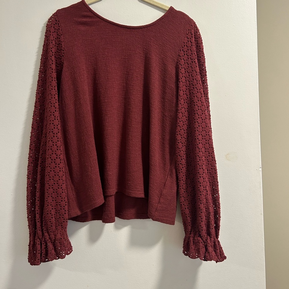 Madewell long sleeve blouse